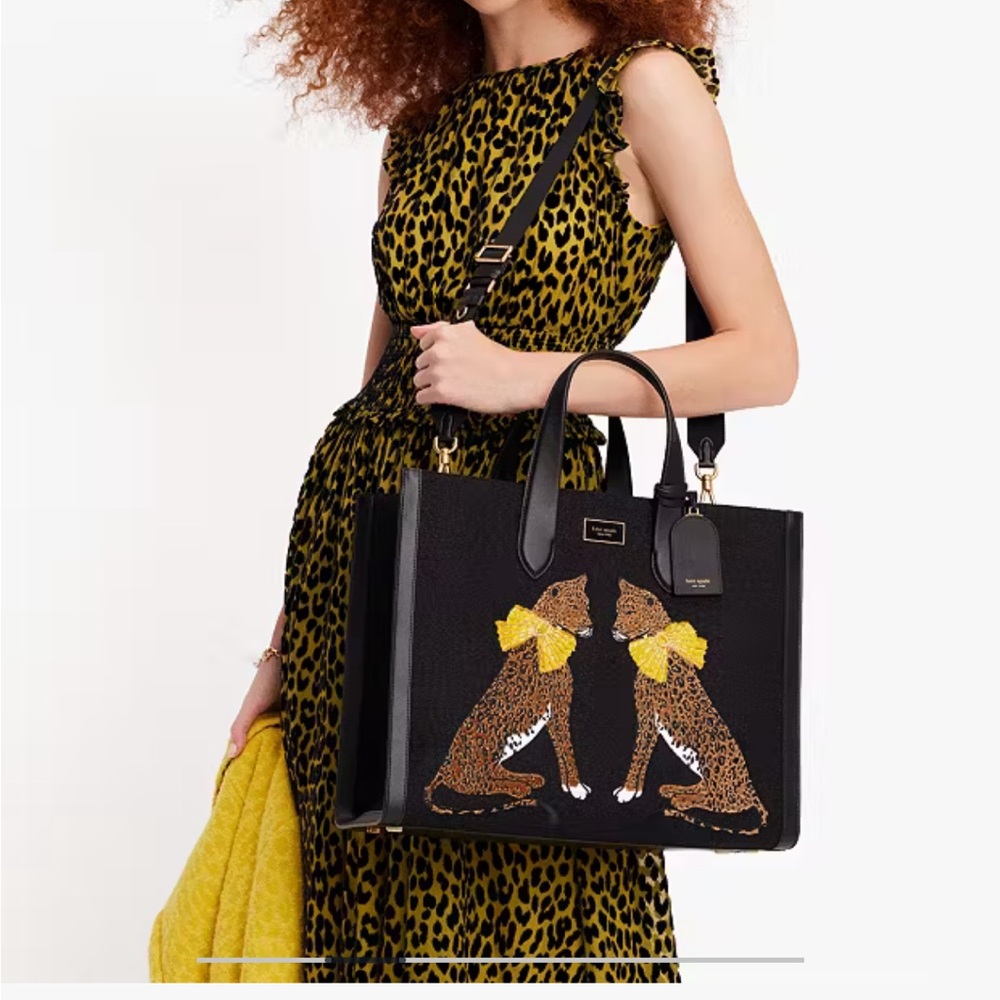 Kate Spade Tote Bag with Leopard Print